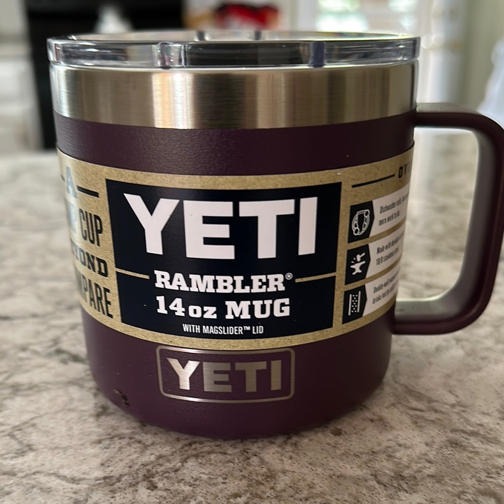 Yeti Rambler 14oz  NWT Nordic Purple Mug -